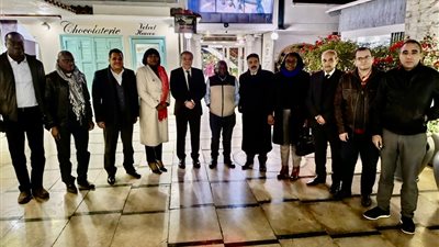 لجنة التعاون الإفريقي باتحاد الصناعات تبحث مع وفد زامبي فرص التعاون الاستثماري