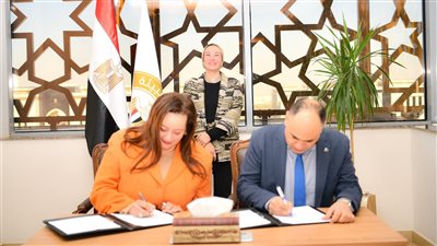 بروتوكول تعاون بين جهاز شئون البيئة والمؤسسة العربية لعلماء الشباب لدعم اقتصاد المعرفة البيئية | صور 