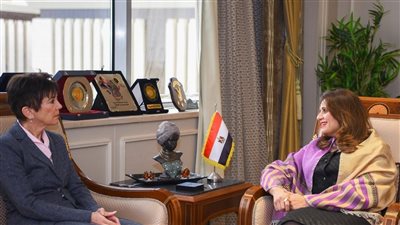 وزيرة الهجرة تبحث سبل التعاون المشترك مع سفيرة سويسرا 