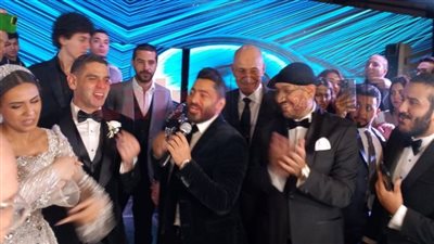 نجوم الفن في حفل زفاف ابنة عصام كاريكا.. وأبرزهم تامر حسني ويسرا وخالد يوسف ومرتضى منصور