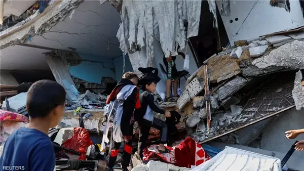 الأطفال في غزة 