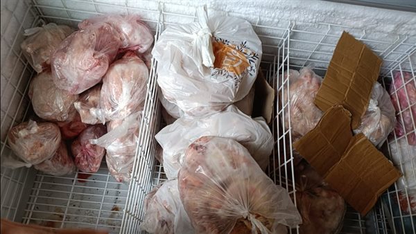 ضبط أغذية فاسدة في