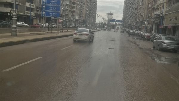 هطول أمطار على الإسكندرية