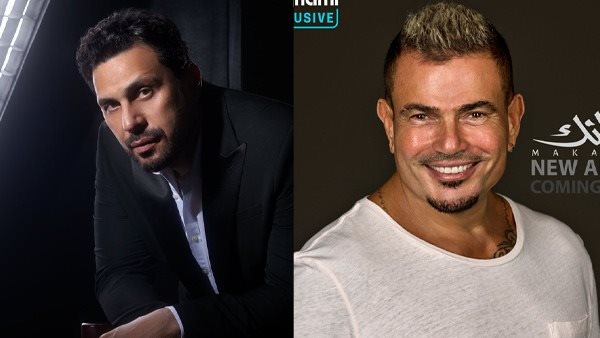 عمرو دياب وحسام الجمل