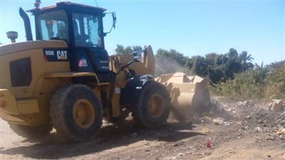 إزالة حالات تعد بأسوان وكوم أمبو