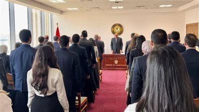 أمام وزير الخارجية.. الدبلوماسيون الجدد يؤدون اليمين القانونية بالعاصمة الإدارية الجديدة