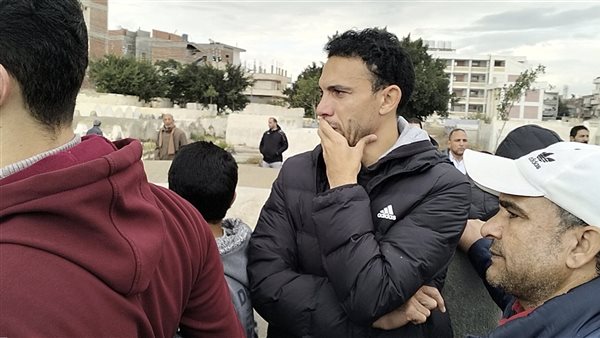 جدو أثناء تشييع جثمان