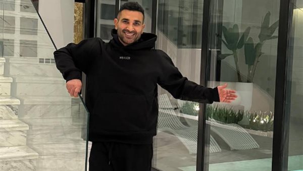 أحمد سعد من منزله