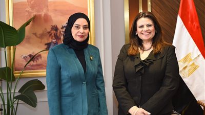 وزيرة الهجرة تستقبل سفيرة البحرين في مصر لبحث التعاون المشترك