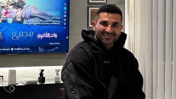  أحمد سعد بمنزله