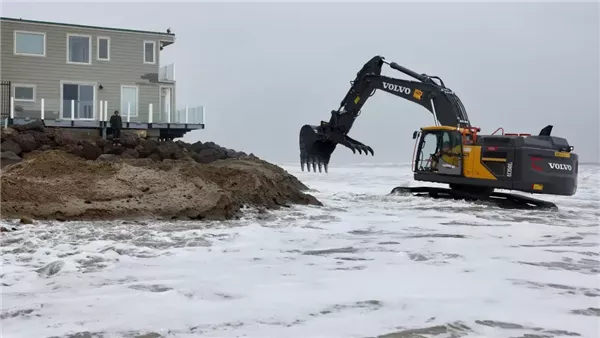 عاصفة تضرب كاليفورنيا 