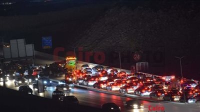 اختلت عجلة القيادة بيد السائق.. إصابة شخص إثر تصادم 3 سيارات أعلى محور حسب الله الكفراوي| بث مباشر