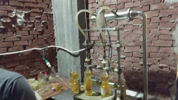 مصنع زيت دون ترخيص