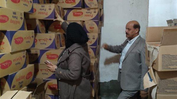 ضبط سلع غذائية بدون