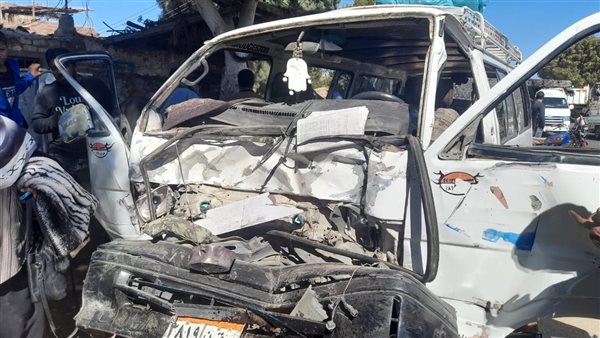 تصادم ميكروباص -