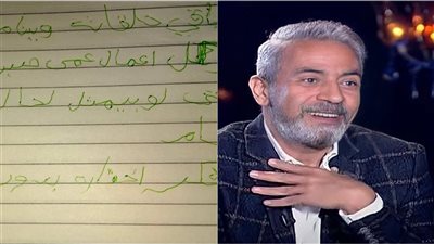 طفل فلسطيني يفاجئ صبري فواز برسالة بخط اليد.. والأخير: هذا الأثر منتهى ما يريده الفنان 