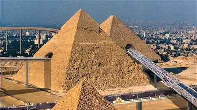 البانوراما مغلقة.. مصدر بالآثار يكشف حقيقة وجود كباري داخل الهرم الأكبر| صور 