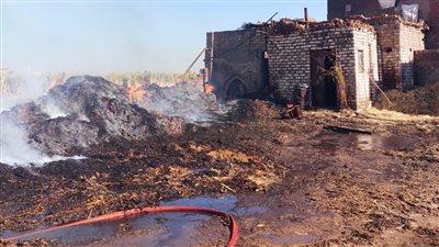 السيطرة على حريق نشب في عُصارة قصب بقنا