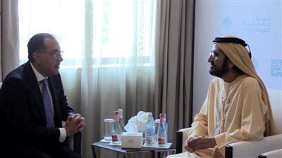 الشيخ محمد بن راشد آل مكتوم يستقبل رئيس مجلس الوزراء على هامش فعاليات القمة العالمية للحكومات 2024