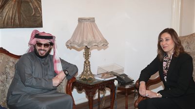 وزيرة الثقافة تبحث التعاون مع تركي آل الشيخ بشراكة ثلاثية مع المتحدة | صور 