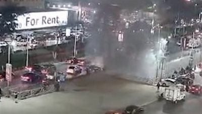 الحماية المدنية تنجح في السيطرة على حريق نشب بسيارة ملاكي بطريق صلاح سالم | فيديو 