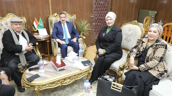 لقاء محافظ المنوفية