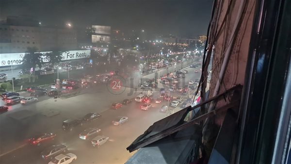 حريق سيارة ملاكي