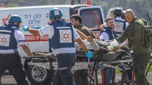 استقبال الجرحي المصابين