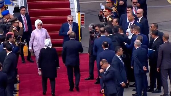 السيسي يستقبل أردوغان