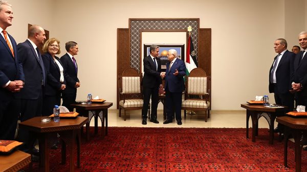 بلينكن ومحمود عباس