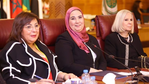 وزيرة التضامن خلال