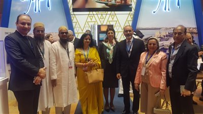 الجناح المصري المشارك في معرض OTM بالهند يفوز بجائزة أفضل تصميم