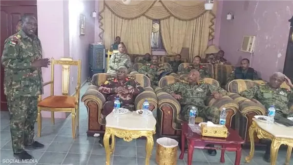 الجيش نشر صورا للبرهان