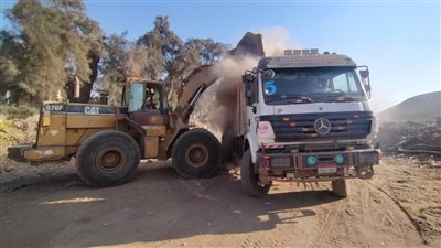 محافظ الجيزة: رفع 200 ألف طن مخلفات بمدخل مقلب شبرامنت العمومي