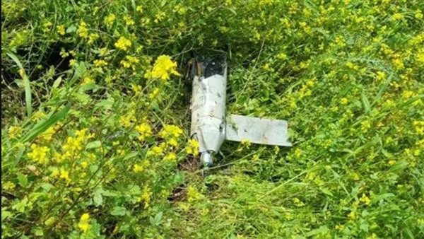 بقايا انفجار بحيرة