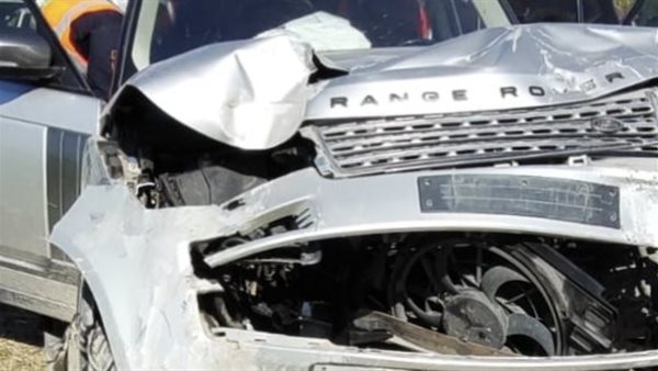 حادث تصادم بالطريق