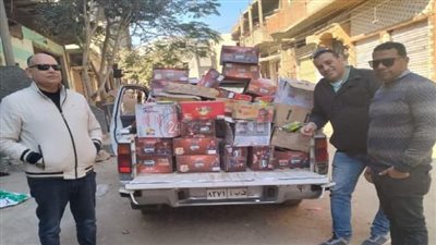 ضبط مواد غذائية منتهية الصلاحية في حملة تموينية بالفيوم