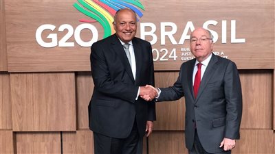 وزير الخارجية يبدأ مشاركته في اجتماعات مجموعة العشرين بلقاء وزير خارجية البرازيل