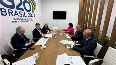 شكري يلتقي وزيري خارجية بوليفيا وأوروجواي على هامش مشاركته في اجتماعات العشرين