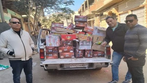 ضبط مواد غذائية منتهية