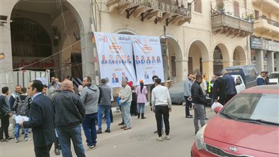 توافد مهندسي بورسعيد على لجان انتخابات التجديد النصفي| صور 