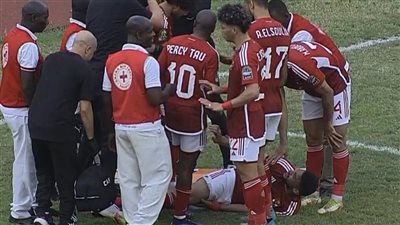 طبيب الأهلي يكشف تفاصيل إصابة ياسر إبراهيم ونيدفيد أمام ميدياما