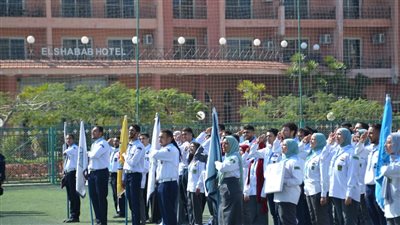 افتتاح المهرجان الكشفي الـ43 لجوالي جامعة الإسكندرية | صور