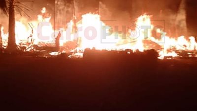 مدير الأمن ينتقل إلى موقع حريق لوكيشن تصوير مسلسل الكبير أوي في المزاريطة | صور