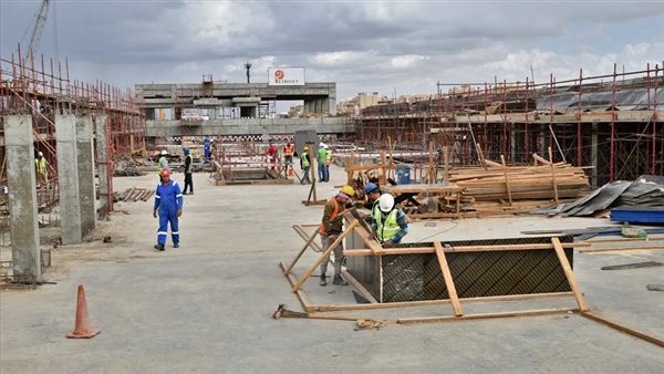 أعمال محطة مترو حدائق