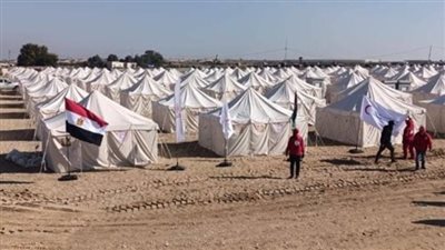 مصر تنتهي من إنشاء معسكر الإيواء الثاني بغزة.. وتستعد لإقامة مستشفى ميداني| بث مباشر 