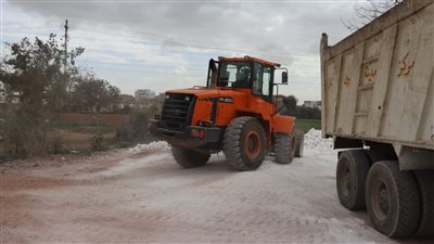 محافظ القليوبية يأمر بإزالة شونة مواد بناء على أرض زراعية بكفر شبين