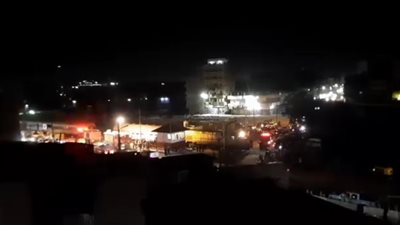 خروج عجلتين من جرار قطار دسوق - دمنهور عن القضبان 