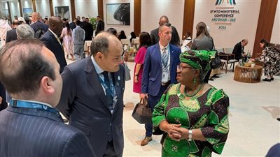 وزير الصناعة يبحث مع مدير منظمة التجارة العالمية سبل تعزيز قدرة النظام التجاري متعدد الأطراف