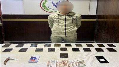 حبس المتهم بترويج الهيروين في شبين القناطر